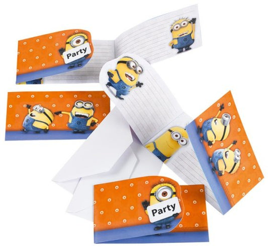 Minions ‘Despicable Me’ Birthday Party Invitations