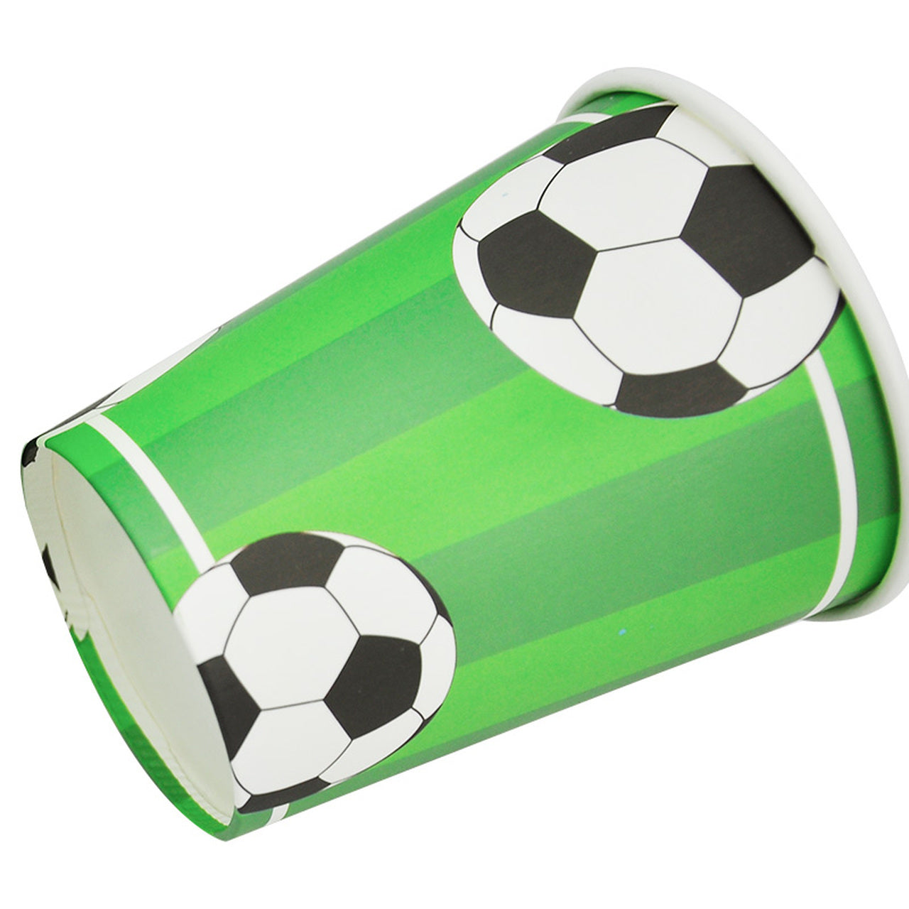 Soccer Paper Drinking Cups | Pack of 8