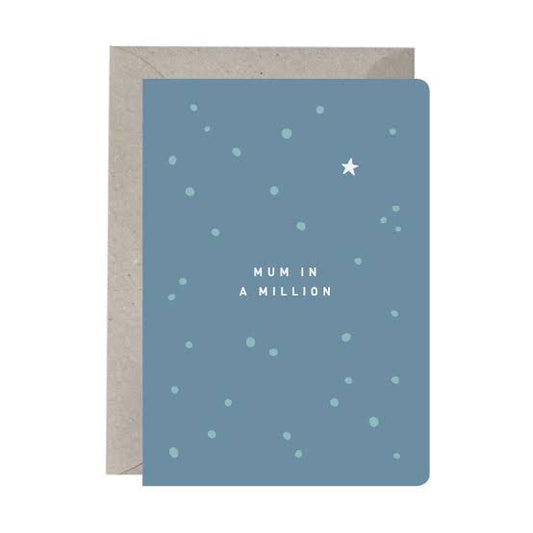 Greeting Card: 'Mum in a Million’