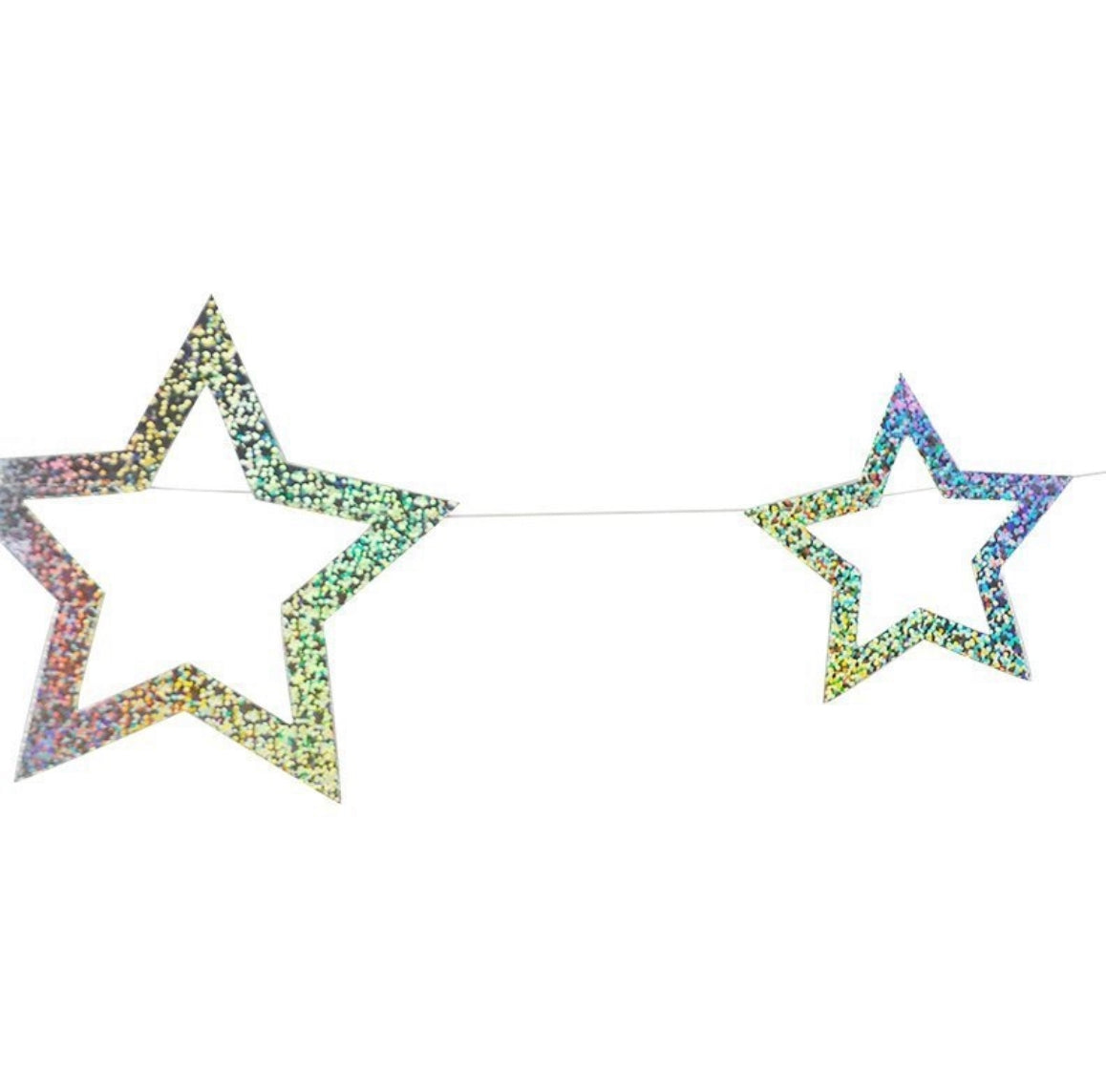 Star Garland | Holographic Silver