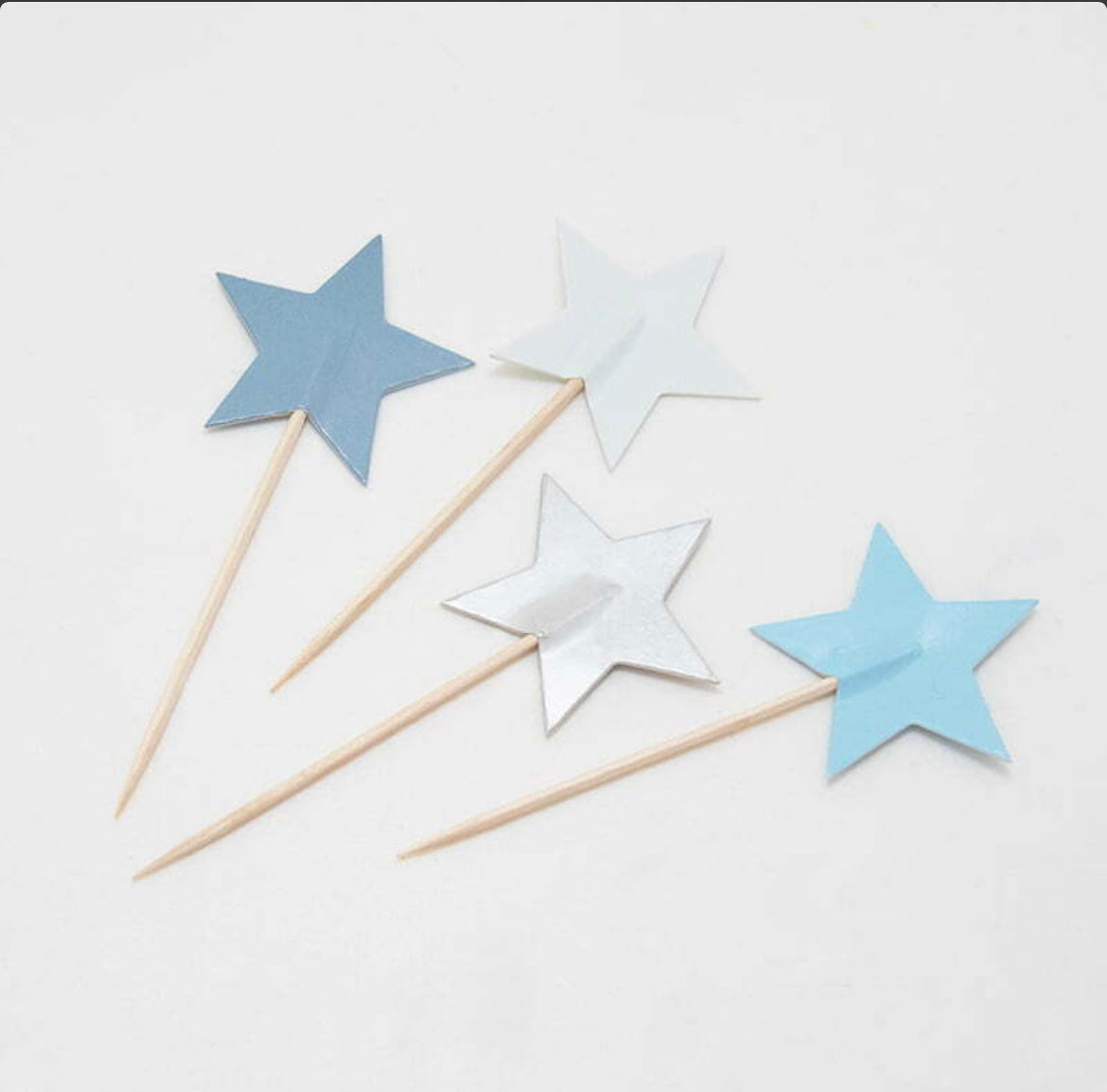 Star Picks | 8 Pieces | Cake Toppers