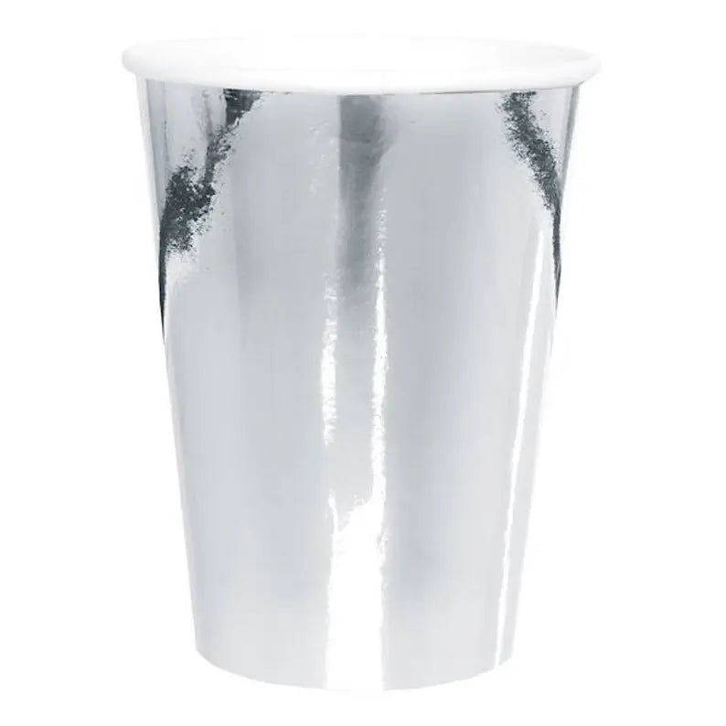 Silver Metallic Paper Cups