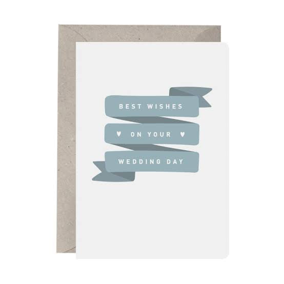 Wedding Card | 'Best Wishes On Your Wedding Day’