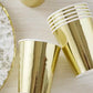 Metallic Paper Cups | Various Colours